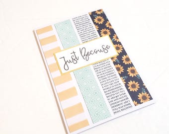 Any Occasion Greeting Card -Just Because/Thinking of You Card/Just Because Greeting Card/Patterned Notecard/Sunflower Greeting Card/Notecard