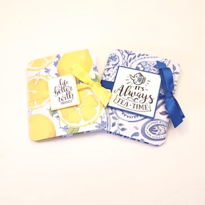 Tea Note Card Favor Set/Tea Favors/Tea Note Cards/Tea Bag Envelope/Tea Bag Holder/Tea Gift Set/Tea Lovers Gift/Mini Notecards/Tea Card Gift