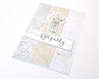 Sympathy Greeting Card - With Deepest Sympathy/Sympathy Note/Grief and Mourning Card/Condolence Card