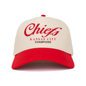 Kansas City Chiefs Trucker Hat CHIEFS Embroidered Baseball Hat - Kansas city champion Snapback Cap kansas city vintage hat