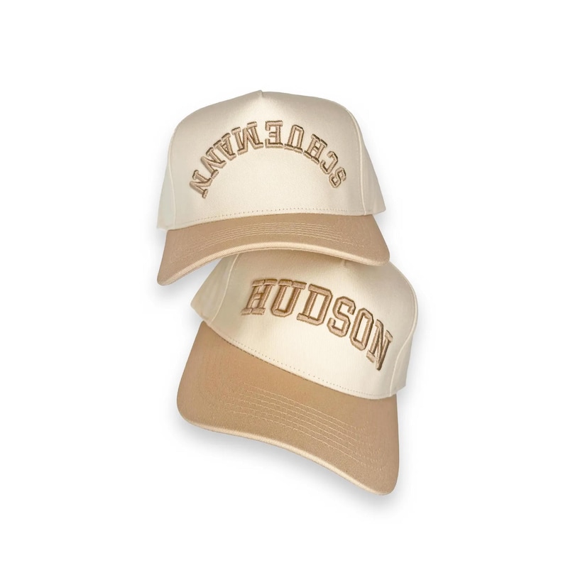 Backwards Text Hat - Etsy