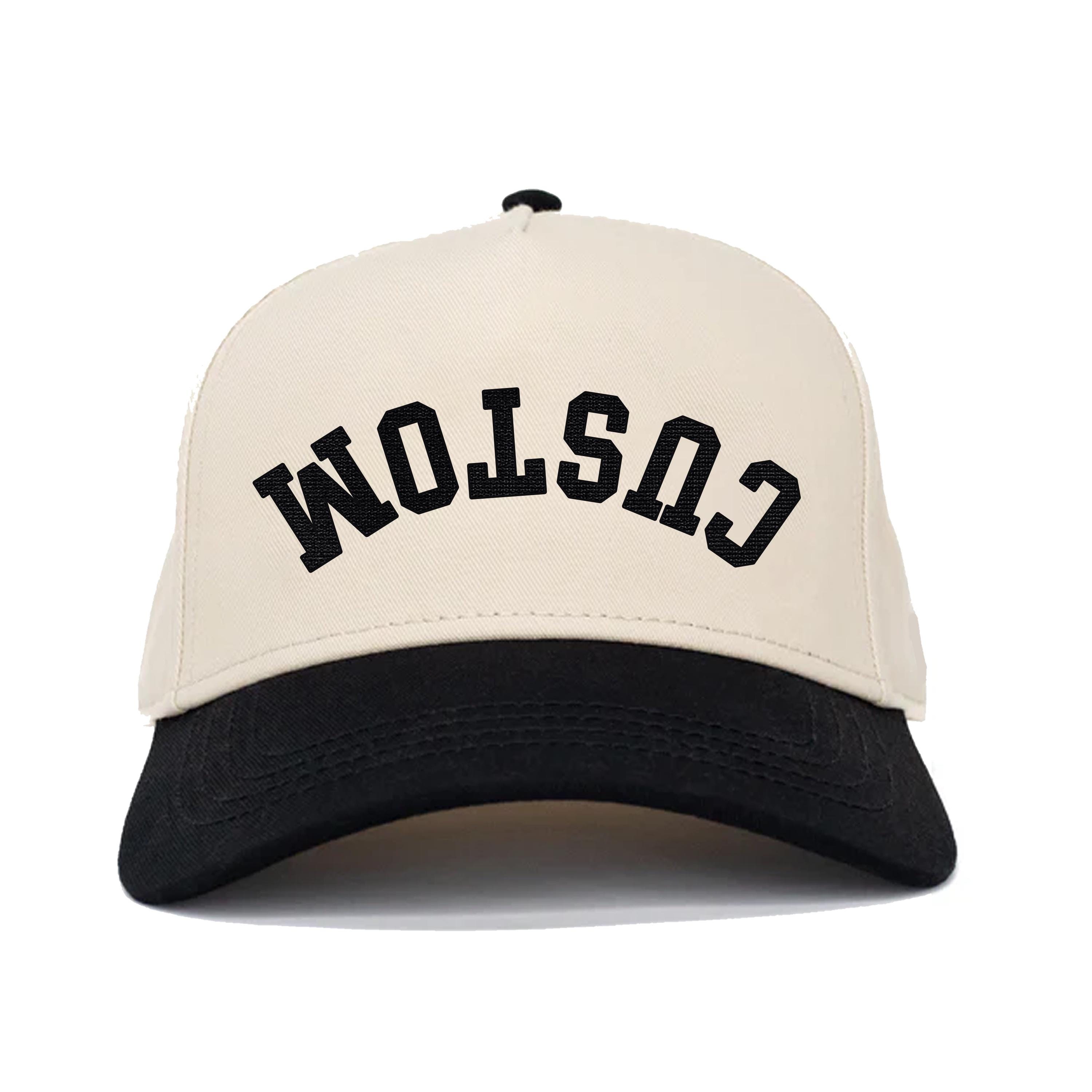 Custom Upside Down Two Tone Snapback Cap Custom Two Tone Hat ...