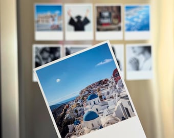Imán de nevera con foto Polaroid personalizada, imanes con foto personalizada, imanes retro, regalo para el Día de la Madre, regalo de boda, regalo para él, regalo para ella.