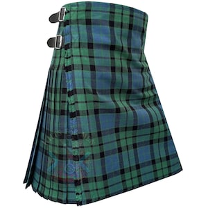 Clan Mackay Tartan Kilt für Männer: Traditioneller Schottischer Kilt nach Maß