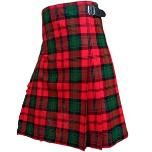 Clan Kerr Heavy Weight Brand New Stitched Kilt For Men Scottish Handmade Traditional Kilt-16-oz-Acrylic wool Tartan Kerr Kilt For Sale