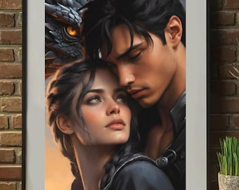 Fan Art Violet Sorrengail and Xaden Riorson, Fourth Wing