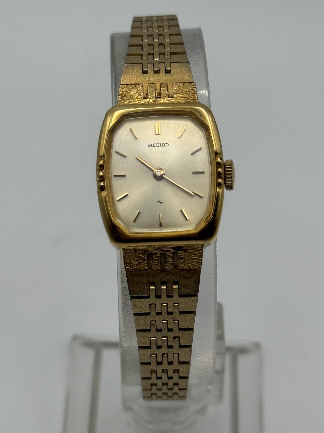 Vintage SEIKO Women's Mechanical Manual Wind 11-5259 Gold Tone