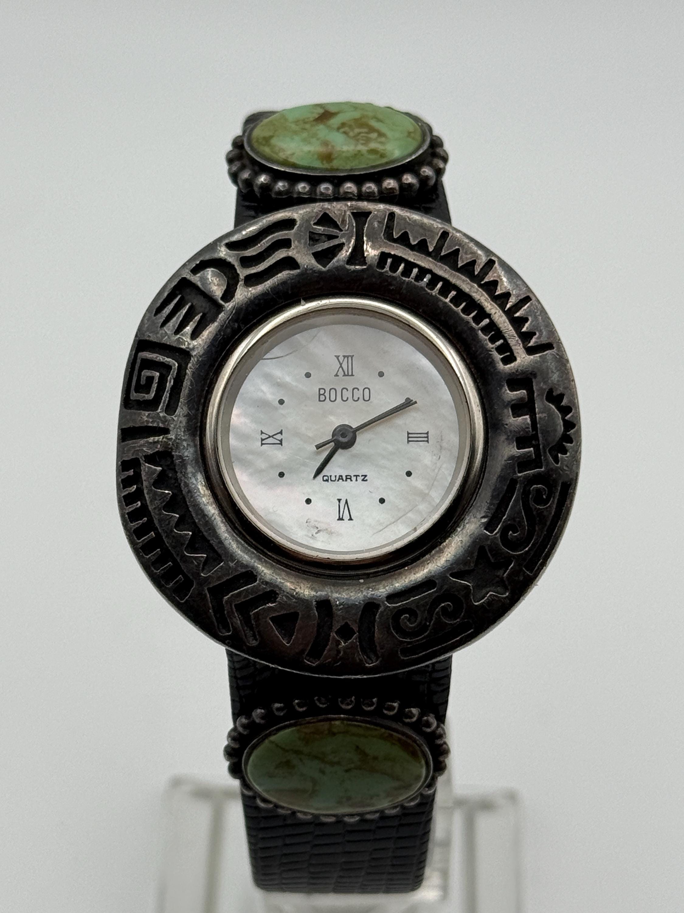 Bocco Vintage Watch Vintage Bocco Sterling Silver Marcasite Lady Watch - Etsy main image 2