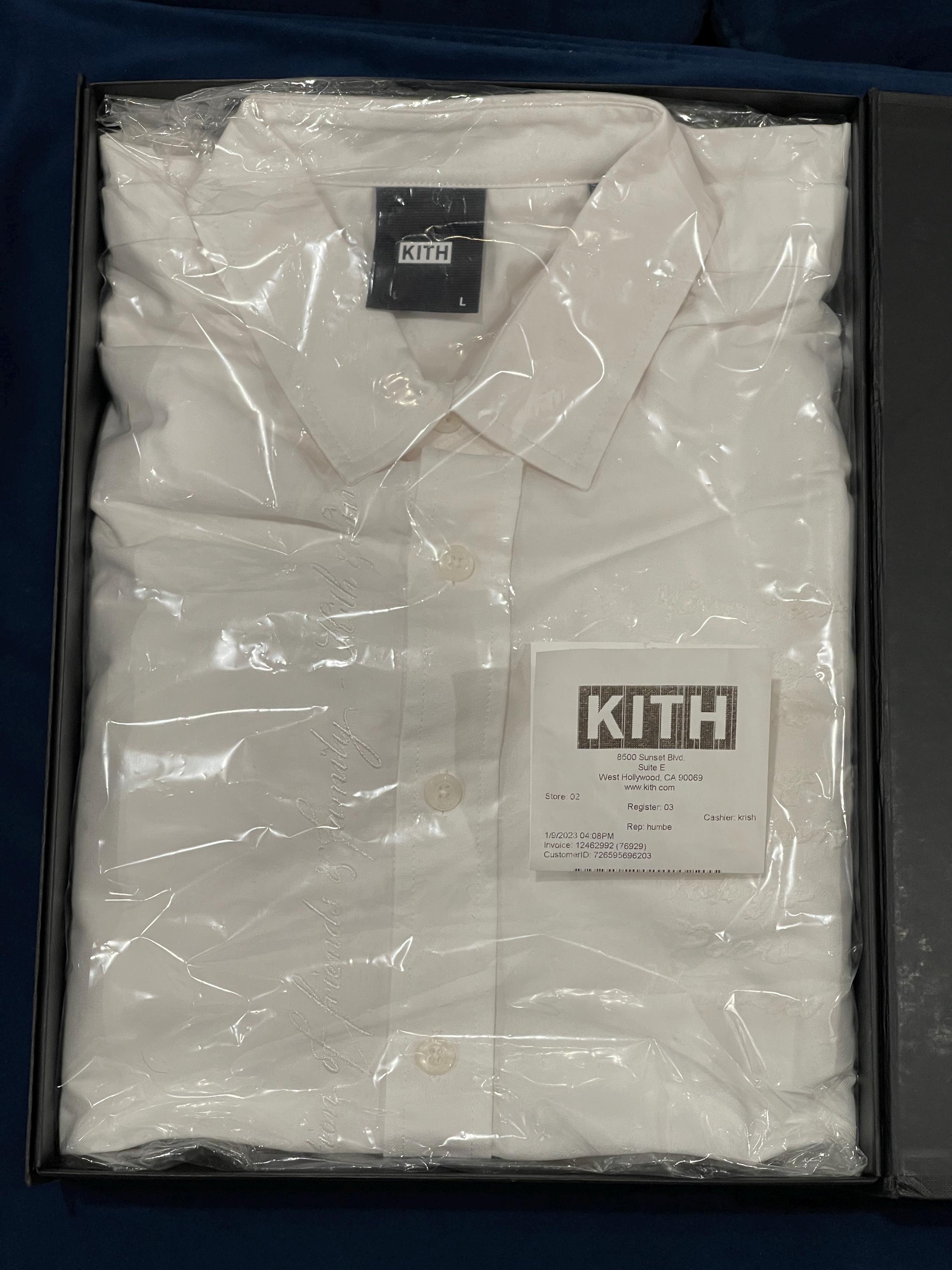 トップス Kith Oxford Ludlow Button Down Shirt KITH OXFORD LUDLOW White Button Down - Brand New - Size