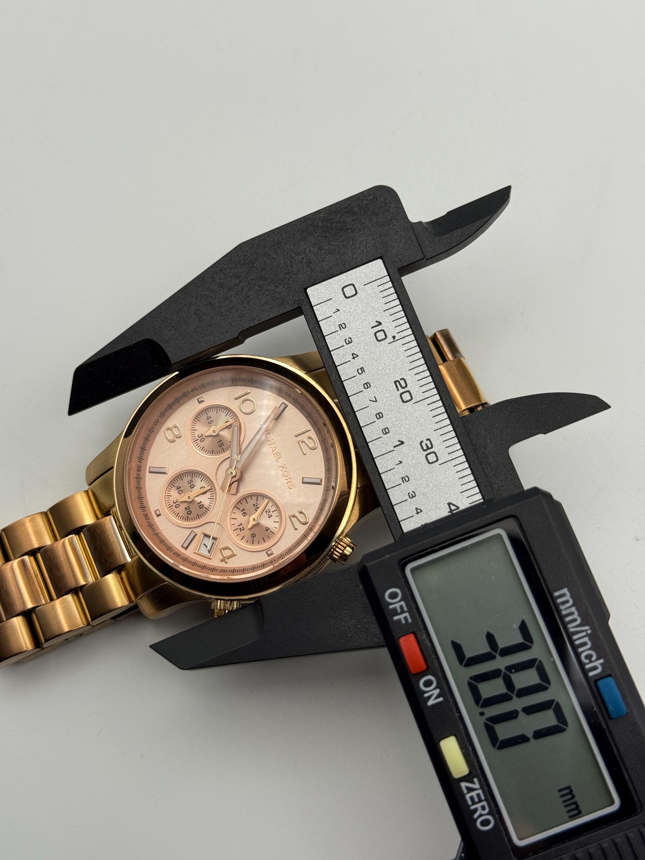 MICHAEL KORS Runway Lady MK-5128 Chronograph Rose Gold  display picture 3