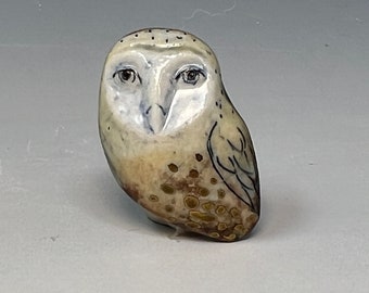 Owl brooch by Margaret Wozniak