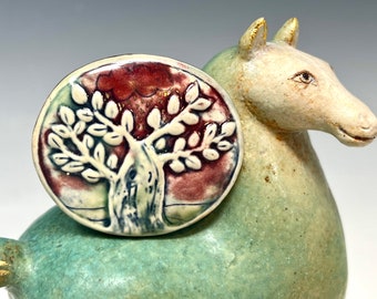 Tree of Life brooch by Margaret Wozniak