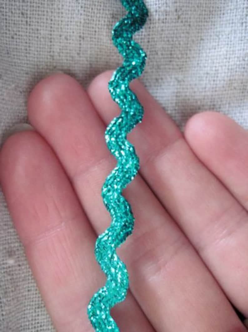 GREEN Metallic Rick Rack - Etsy