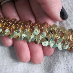 GOLD Stretch sequins