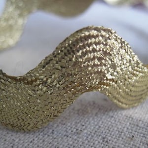 GOLD metallic rick rack
