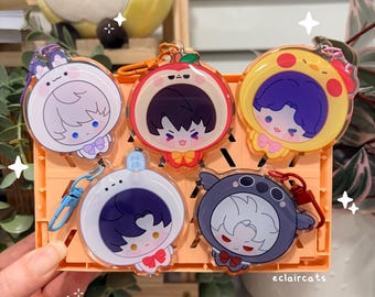 NEW Love and Deepspace Mascot Onesie Chibi Acrylic Keychain | Xavier Rafayel Sylus Zayne Caleb LADS