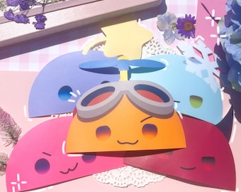 Love and Deepspace Blobbu Mascot Peeker Sticker | Xavier Rafayel Zayne Sylus Caleb