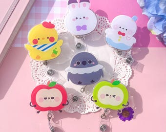 Love and Deepspace Mascot Cute Badge Reel | Happy Snowman Sunny Apple Galaxy Kid Grumpy Crow Artsy Birb | Xavier Rafayel Sylus Zayne Caleb