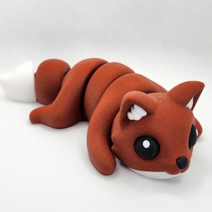 Large Red Fox - Articulated 3D Printed Sculpture (9 Inches)