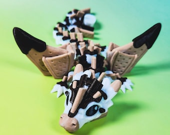 Baby S'mores Dragon, 3D Printed