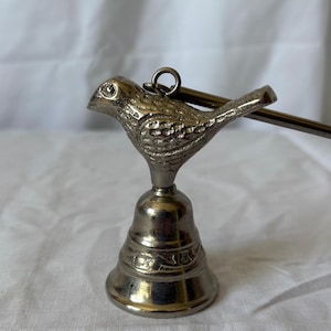 Vintage Candle Snuffers | Brass, Metal, Wood | 7 1/2 - 11” | Coffee Table Decor, Gift