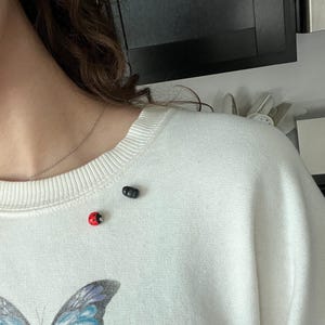 Ladybug Pins Handmade