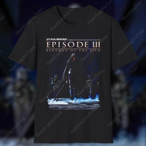 Anakin Skywalker Revenge of the Sith T-Shirt, Star Wars Inspired Graphic Tee, Dark Side Rising Apparel