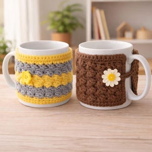 2 in 1 Häkeltassen-Set, Häkeltasse, Häkelanleitung, Häkelanleitung