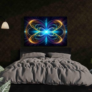 FeeltheQuantum Digital Art Print, Wall Art, AI Generated, AI Art, Digital Download, Home Decor, Printable