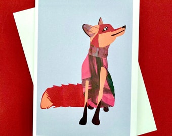 Greetings card - Fox