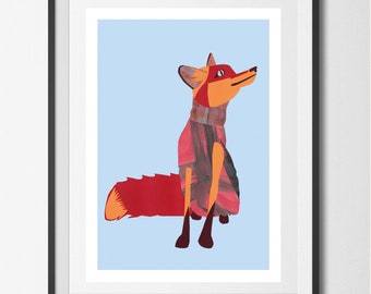 Print - Fox A3 size