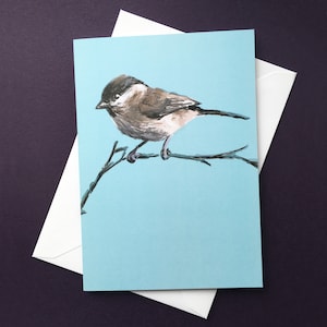 Cartão de felicitações - Willow Tit