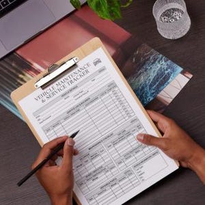Car Maintenance Tracker Printable Bundle | Vehicle Log Book | Auto ...