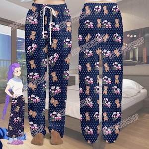 Choo Choo Pajama Pant – Kpop Fan Gift –  Rumi Pjs Pant – Kpop Merch for Fans – Sleepwear Pant
