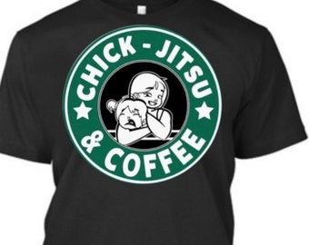 Chickjitsu & Coffee Kids Tshirt