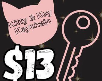 Kitty & Key Keychain