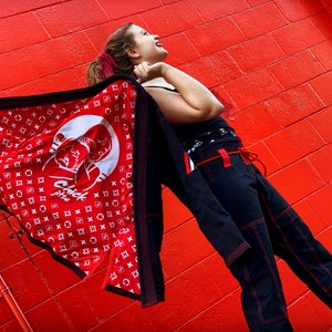 Red louis vuitton blanket online billie eilish
