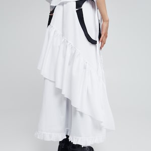Digital Sewing Pattern Maxi Skirt PDF Beginner Friendly Tutorial Step By Step Instructions Elastic Waistband Tiered Ruffle Skirt Multiple Sizes Summer Style Project
