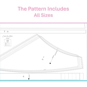 PDF Sewing Pattern Maxi Skirt Digital Download Easy Tutorial Step By Step Instructions Elastic Waistband Tiered Ruffle Design Includes All Sizes