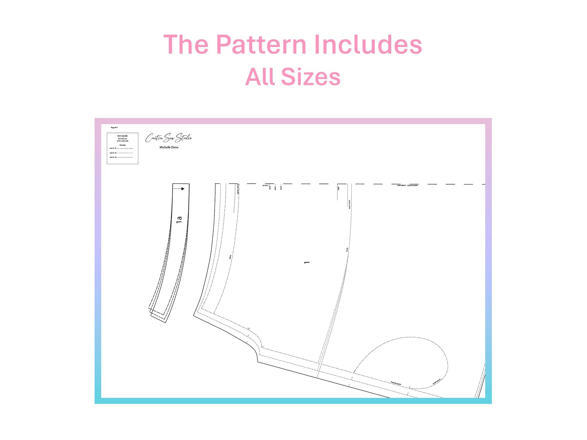 Digital Pattern Sew Strapless Mini Dress Digital Pattern Sewing Easy Step by Step Guide ...