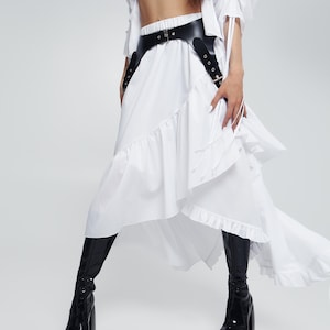 Maxi Skirt Pattern Digital Download Beginner Friendly Sewing Tutorial Step By Step Guide Fashion Design Project Multiple Sizes Included Elastic Waistband Construction Tiered Ruffle Details Essential Complete Instructions PDF Summer Outfit