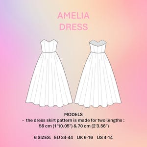 Sewing Pattern Collection Professional Dress Making Guide Sweetheart Neckline Design Evening Wear Tutorial Strapless Gown Template Full Length Style Instructions Printable Format Package Midi Skirt Construction Complete Summer Pattern