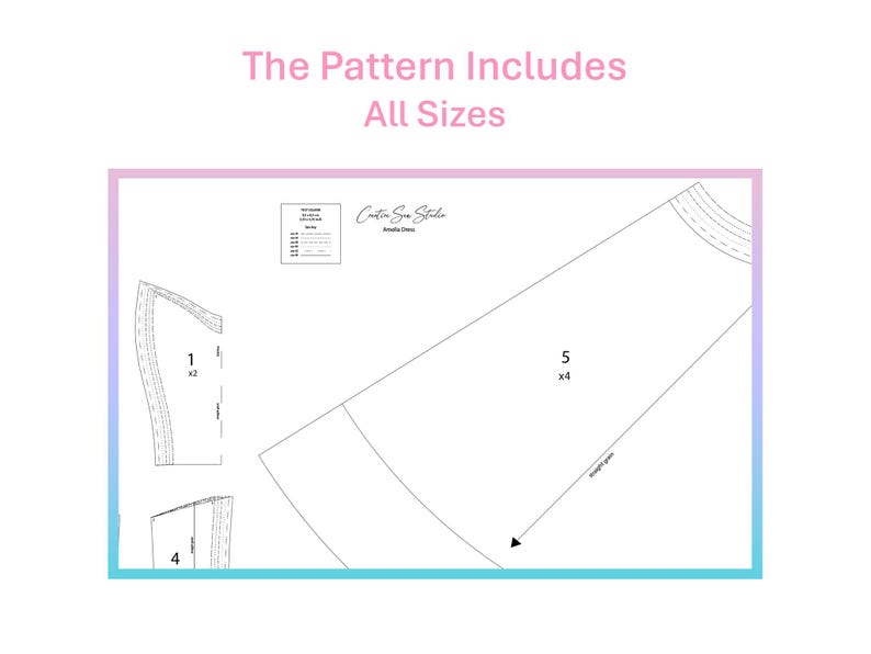 Professional  Pattern Sweetheart Neckline Design Tutorial Strapless Gown Template Full Length Style Guide Printable Instructions Package Corset Bodice Construction Maxi Skirt Design Complete  Pattern Includes All Sizes