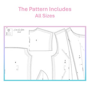 PDF Sewing Pattern Women's Biker Jacket Moto Style Tutorial Asymmetrical Zipper Loose Fit Belt Design Step By Step Instructions Summer Streetwear DIY Fashion Clothing Includes All Sizes