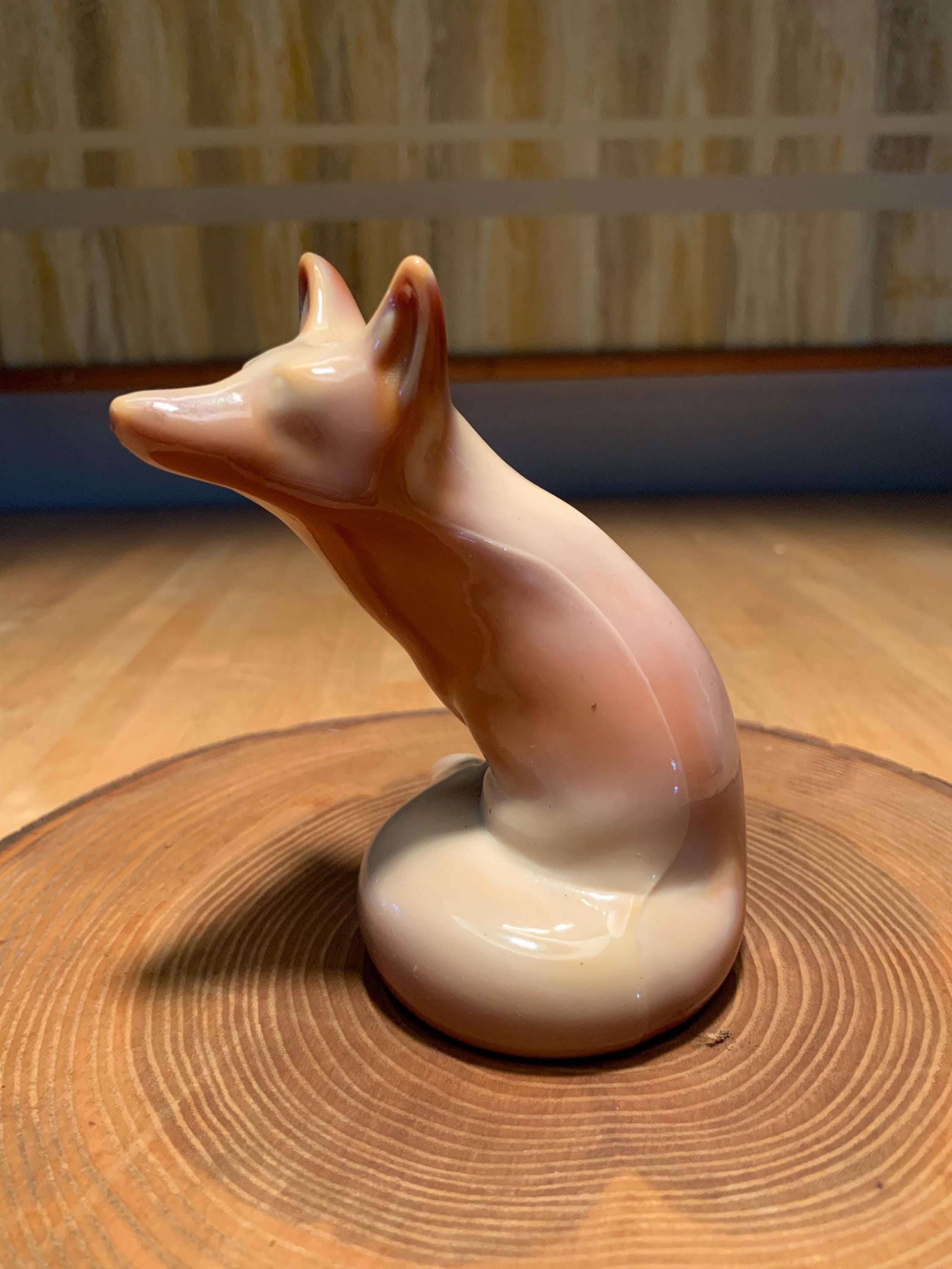 フェトン FENTON USA 希少 キツネ 置物 アメリカ 米国製 FENTON USA 希少 キツネ 置物 アメリカ 米国製