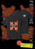 FTS & Fuck ICE on Black | Orange Cats | Shirt That Feeds Stray Cats