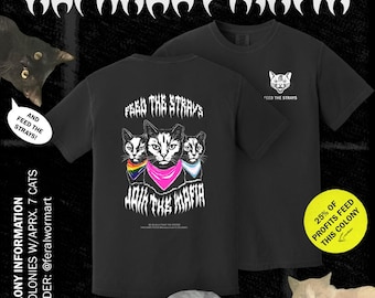 Koszulka „Dołącz do Alphabet Mafia” | Nakarm bezdomne zwierzęta | Wspiera kolonie Feralwormarta
