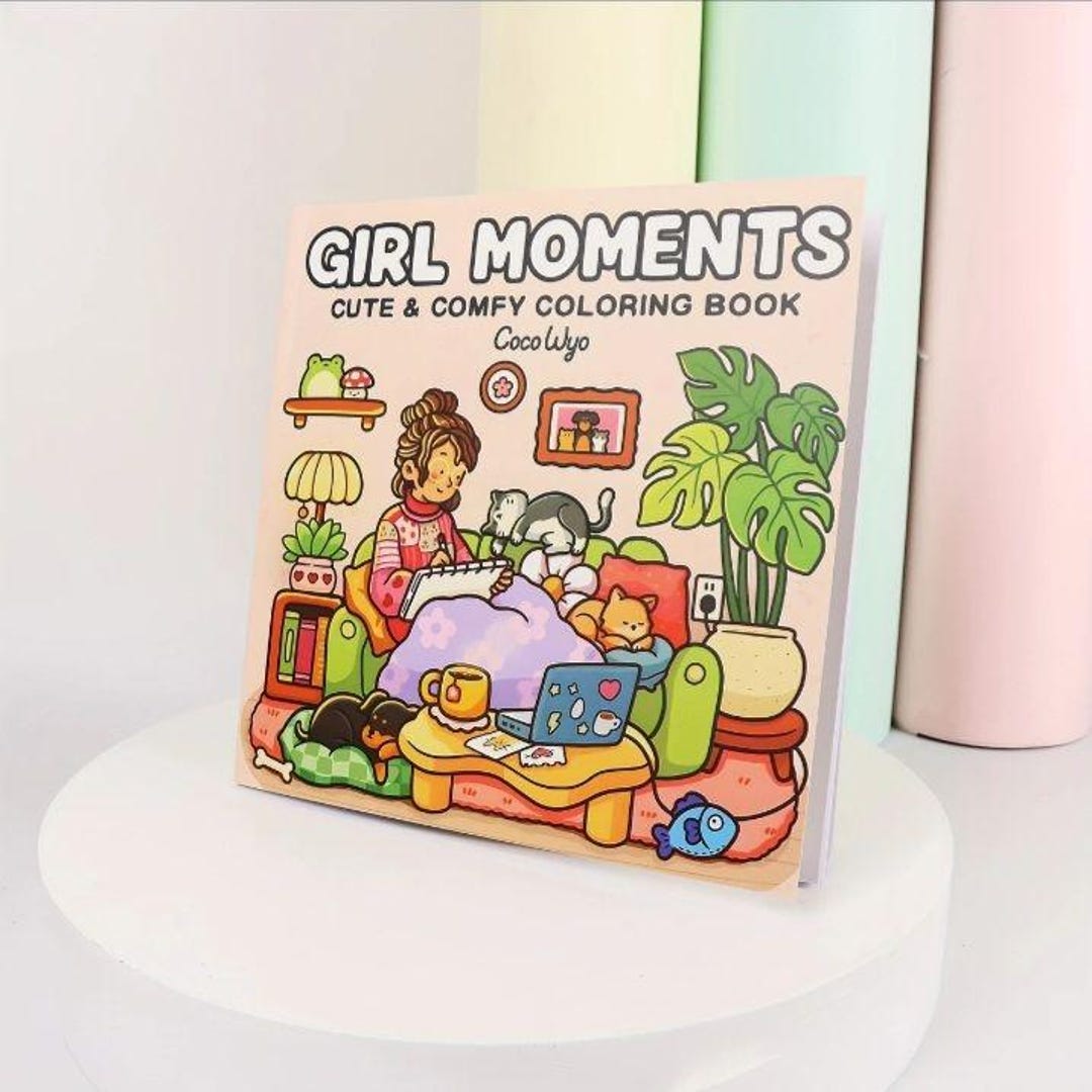 Coco Wyo Girl Moments Coloring Page 45 Pages Instant Download - Etsy