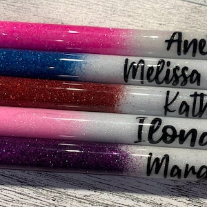 Ombre Glitter Pen, Ink Joy Gel Pen, Personalized Gift