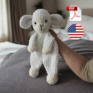 Sheep Amigurumi Pattern PDF | Crochet Lamb Plush | Easter & Spring | Beginner Friendly | PDF Tutorial | Instant Download